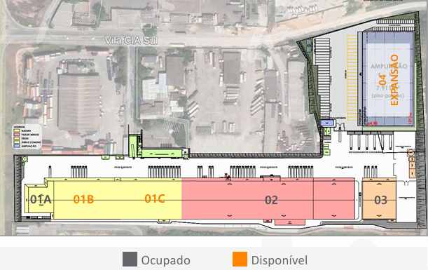 Galpão logístico Simões Filho Bahia