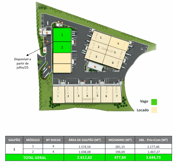 Galpão Logístico Itatiaia Rio de Janeiro